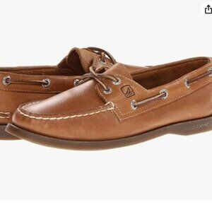 Sperry 2-Eye Boat Shoes – Sahara (Honey Sole) – 9.5